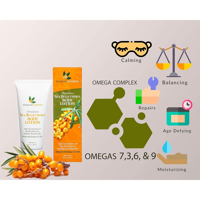 Seabuckwonders SBW-08 Crema Facial, Espino Cerval de Mar