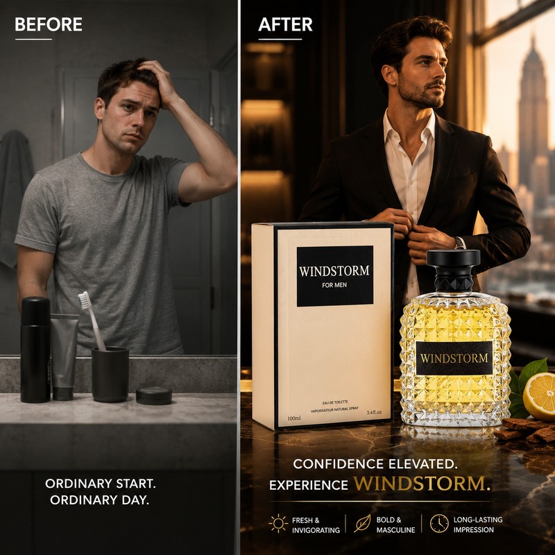 Men’s Floral Cologne Spray for Daily Wear – 100ml Fresh