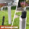 Z GRILLS Pellet Smoker Tube with 2 Hooks and Brush,