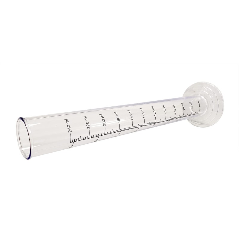 12” Plastic Hydrometer Test Jar One-Piece