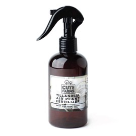 Cute Farms Tillandsia Air Plant Fertilizer | Gentle Daily Use Formula Plant Food | Formulated Nutrients for Air Plants (8 oz. Spray Bottle + ONE Fine Mist Water Sprayer)