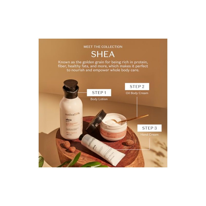 Nativa SPA Shea Moisturizing Body Lotion, 400ml | 13.5 fl.oz