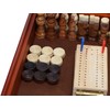 WE Games 7-in-1 Wooden Combo Game Set - Chess, Checkers,