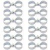 12 Packs 1 Inch Kennel Clamps, Saddle Clamps, dog kennel
