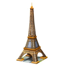 Ravensburger Eiffel Tower 216 Piece 3D Jigsaw Puzzle for Kids and Adults - 12556 - Easy Click Technology Means Pieces Fit Together Perfectly