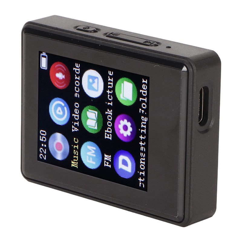 MP3 Player Bluetooth 5.0 1.77 Inch Screen HiFi Recording Electric