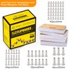 PRIMBEEKS 12 Pack Premium Blank Flip Books Paper with Holes,