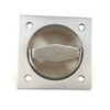 304 Stainless Steel Square Recessed Light Cup Ring Flush Pull