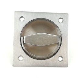 304 Stainless Steel Square Recessed Light Cup Ring Flush Pull Handle Invisible Handle Electric Box Door Handles