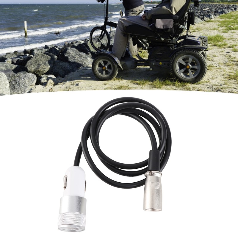 Wheelchair Joystick Controller Charging Cable Electric Motor Power Fast Charging