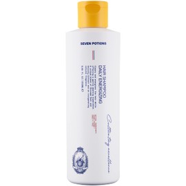 Seven Potions Hair Shampoo for Men – Deep Cleansing Hair Wash Formula For Healthier, Fuller Hair – Great For All Hair Types – Natural, Vegan, Cruelty Free – Daily Energizing (250ml)