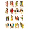 Decoupage Paper Pack (20 Sheets 10x15cm) Vintage Fashion Disco FLONZ