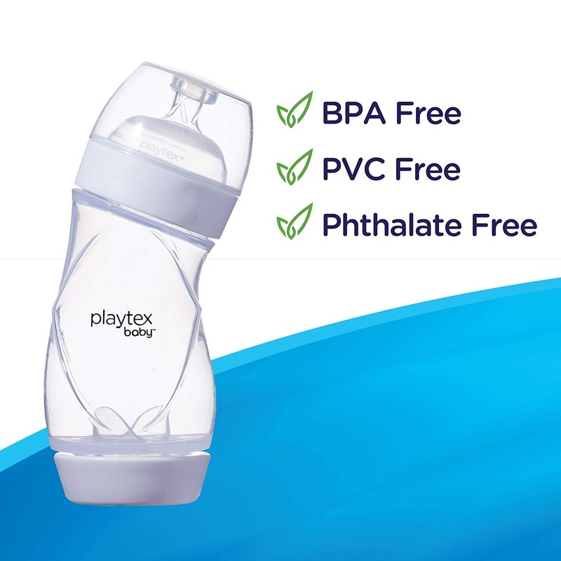 Playtex Baby VentAire Complete Tummy Comfort Baby Bottle, 9 Oz