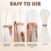 4-Piece Curtain Ties, Curtain Tie Backs Rope with Rustic Charm,