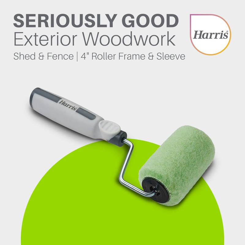 Harris 102032400 Seriously Good Exterior Woodwork Shed and Fence Roller