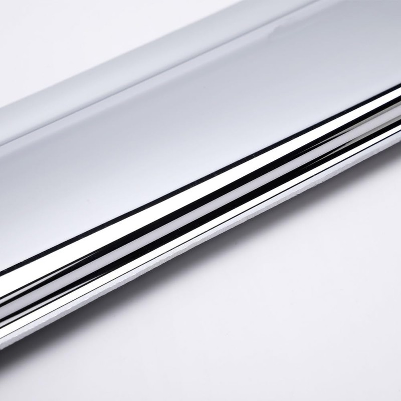 Deebior 94040Y Chrome Side Window Visor Wind Vent Deflector,4pc Outside