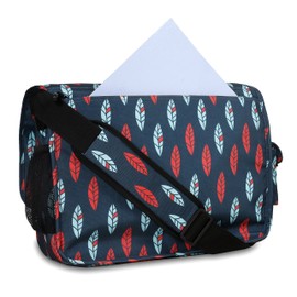 J World New York unisex adult Thomas Messenger Bag, Blue, One Size US