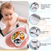 Lounsweer Set of 8 Stainless Steel Toddler Plates 304 Stainless