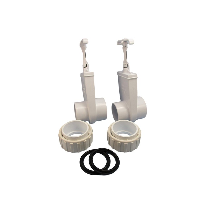 Set of 2 Hot Tub Spa Gate Slice Valve 2"
