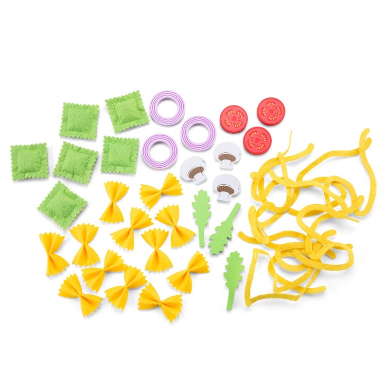 Woet® – Cibo Giocattolo Pasta Set in Legno per Bambini