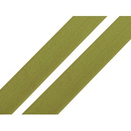 maDDma 1 m Folding Elastic 20 mm Elastic Hem Band Bias Tape Hem Tape Choice of Colours Colour: Pistachio