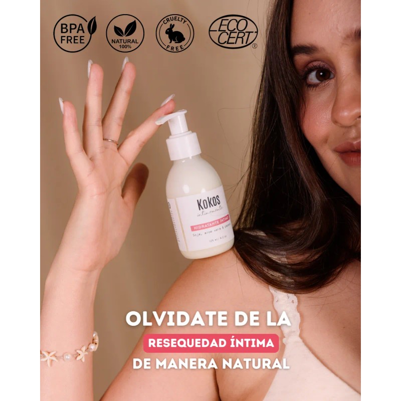 Hidratante Vaginal, Kokos Organic, Alivia La Resequedad