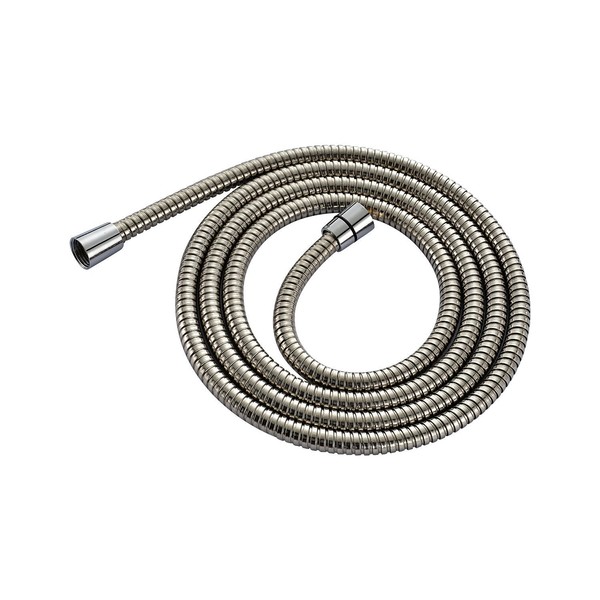 YODEL Shower Hose 96 Inches Extra Long Steel Handheld Shower head Hose with Solid Brass Connector,Chrome