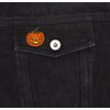 Clayton Jewelry Labs Jack-o-Lantern Pumpkin Enamel Pin (Black)