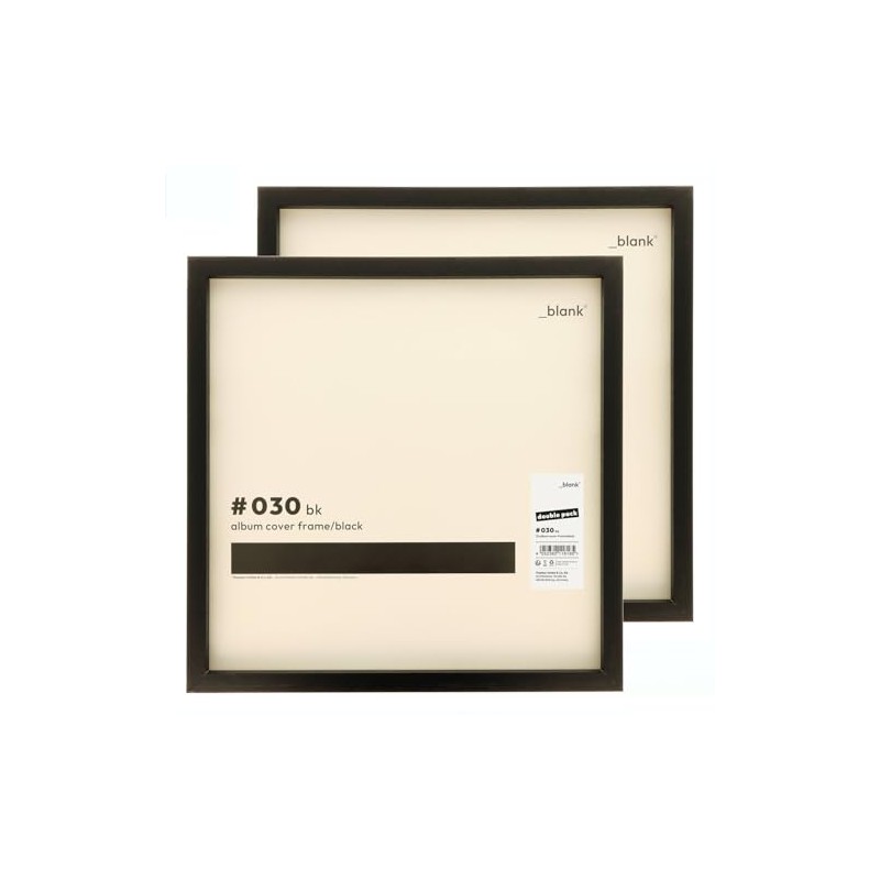_blank #030bk Double Pack | Record Cover Frame | for