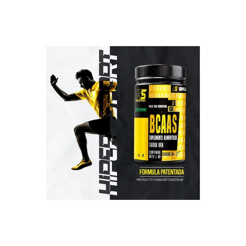 Aminoacidos Bcaas Hiper Sport 1kg