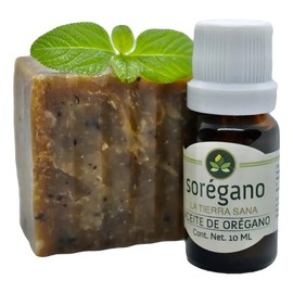 Aceite Esencial Puro De Orégano Mexicano SORÉGANO Con Jabón Pack