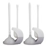 LGHHOMW Toilet Brush and Plunger Set, Toilet Plunger and Holder