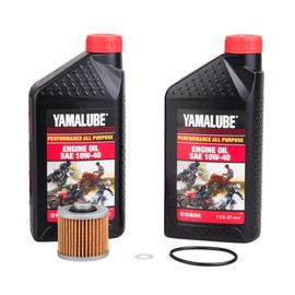 Tusk 4-Stroke Oil Change Kit Yamalube All Purpose 10W-40 - Fits: Yamaha RAPTOR 700R 2013-2019