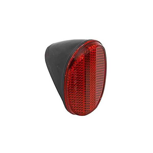 Lowrider Oval RED Rear Fender Reflector. Bike Part, Bicycle Part, Bike Accessory, Bicycle Accessory