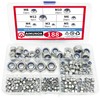 188pcs 304 Stainless Steel Lock Nut Assortment Kit Perfect for
