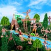 Native American Figurines Set 43 Pcs Plastic Miniature Indian Figure