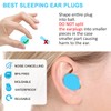Ear Plugs for Sleeping, Waterproof Moldable Silicone EarPlugs for Sleeping