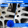 Wheel Brush Kit,Soft Drill Wheel Cleaner Brush, No Scratches Highly