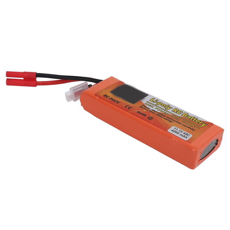 11.1V 4200mAh Lithium Battery RC 45C LiPo Battery with Banana