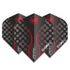 WINMAU Prism Zeta Black, Grey & Red Extra Thick Dart