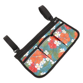 KOMBIUDA Walker Side Bag for Wheelchair Durable Oxford Cloth Hanging Pouch with Straps for Easy Installation Walker Accessories for Seniors and Mobility