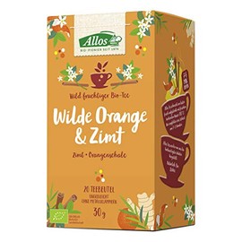 Allos - Wild Orange and Cinnamon Tea - 30 g - Pack of 4