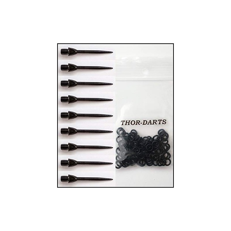 THOR-DARTS ®™ 100 Rubber Rings + 9 Steel Tips Converter