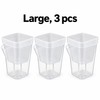 15-Pack Self-Watering Plant Pots for Seedlings and Cuttings – Translucent