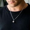 MATERIA by Matthias Wagner Football Pendant 925 Silver for Men