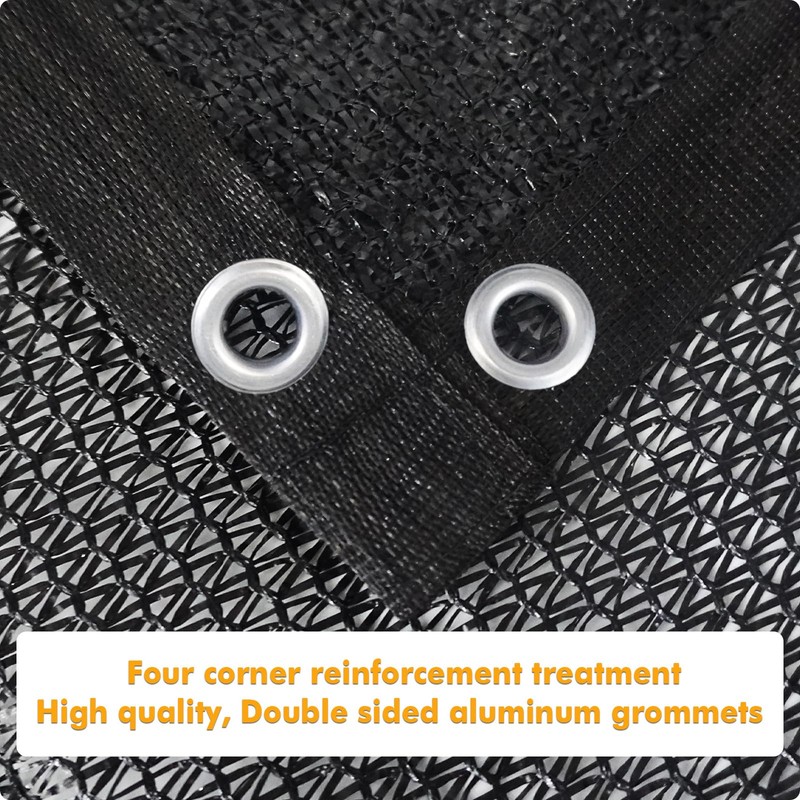 Cisvio 70% Mesh Shade Cloth with Grommets 4x16 FT Durable