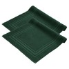 Komforttec 2-Piece Bath Mat Set, Terry Cloth Shower Mat, Washable