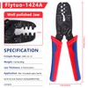 Flytuo 1424A Molex Crimper, Open Barrel Terminal Crimp Tool for