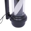ZHFEISY Barber Pole LED Light, 26.8inch Black White Traditional Barber