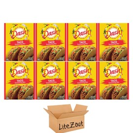 Salt Free Taco Seasoning Mix, 1.25oz, (8 pack), by Litezout
